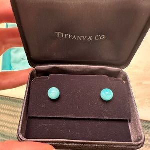 Tiffany & Co Amazonite Ball Earrings